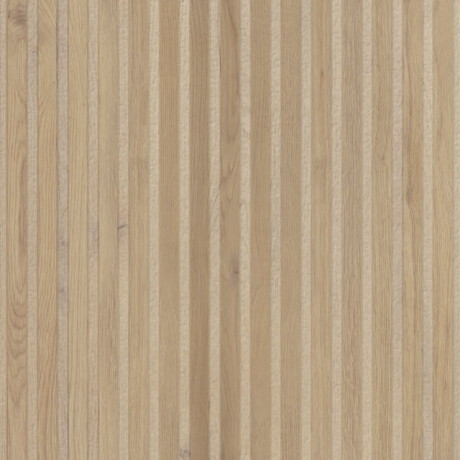 Grooved wood-effect floor tiles in a warm wood tone, 60x120, matte finish, A4H509 Frame Rigat-One Mid #1