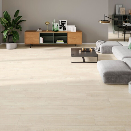 Wood-look floor tiles, 30x150, in light amber, matte finish, A4H638 Amberly Light #2