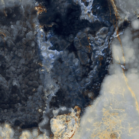 Large-format porcelain tile, 120x280, deep blue marble with veins, glossy finish, A4H674 Eterno Blu #2