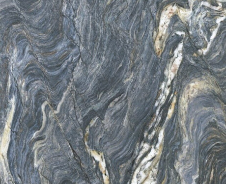 Large-format 120x280 blue marble porcelain tile with light veins, glossy finish, A4H677 Esplosione