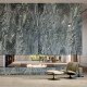 Large-format 120x280 blue marble porcelain tile with light veins, matte finish, A4H678 Esplosione #4
