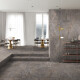 Large-format 120x280 porcelain tile, gray marble with gold veins, glossy finish, A4H721 Sarankolin #2
