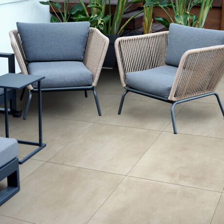 Large-format porcelain tile, 120x280, matte beige concrete, A4H753 Louft Cream #4