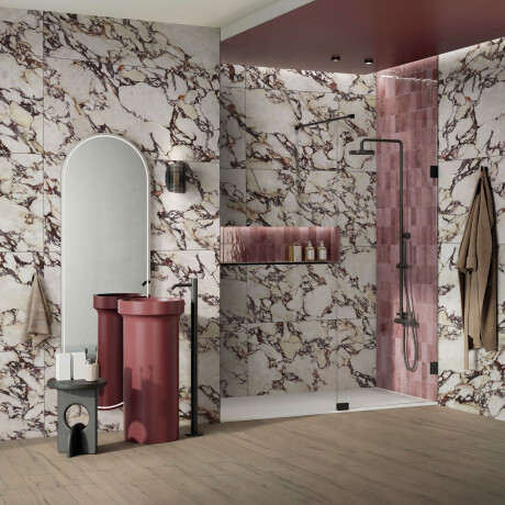120x120 Porcelain Tile, Marble with Purple Veins, Matte Finish, A4H845 Calakatta Wiola #4