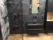Glazed Porcelain Tile for Floors, 60x120 cm, Matte Black, Rectified, A4H85 Iroc Black