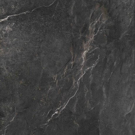 Glazed Porcelain Tile for Floors, 60x120 cm, Matte Black, Rectified, A4H85 Iroc Black #9
