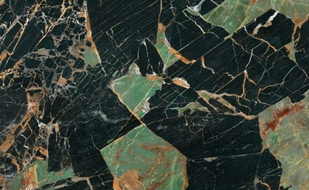 Bookmatch Porcelain Tile 120x280, Emerald Marble with Veins, Glossy Finish A4H850 Esmerald Paris