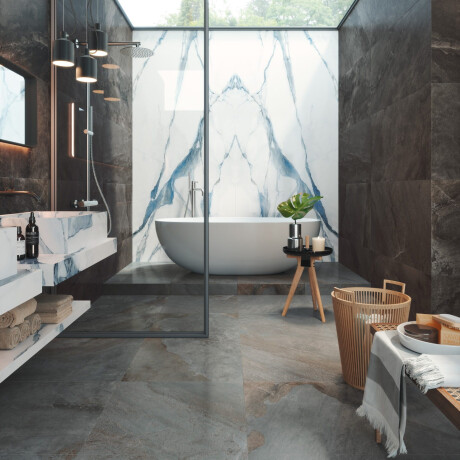 60x120 cm Brown Matte Wall Tile A4H895 Pizarra Koko #6