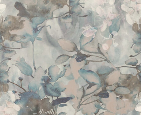 60x120 cm gray wall porcelain tile with floral patterns, matte finish, A4H921 Jam