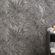 60x120 cm gray wall-mounted porcelain tile with botanical patterns, matte finish, A4H925 Panaria #1