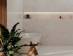 Large-format porcelain tile, 100x100, veined marble, glossy finish, A4H941 Saffire Cream