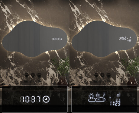 Irregular Mirror LED Lighted decorative design C221 #7