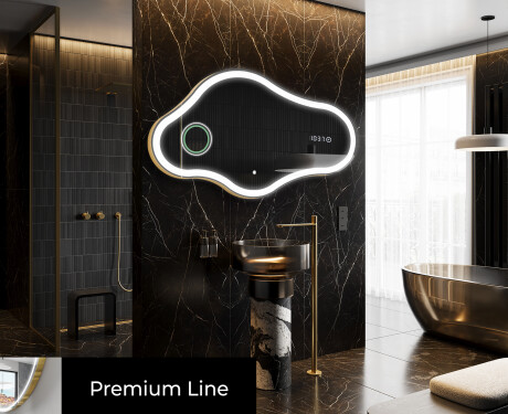 Irregular Mirror LED Lighted decorative design C222