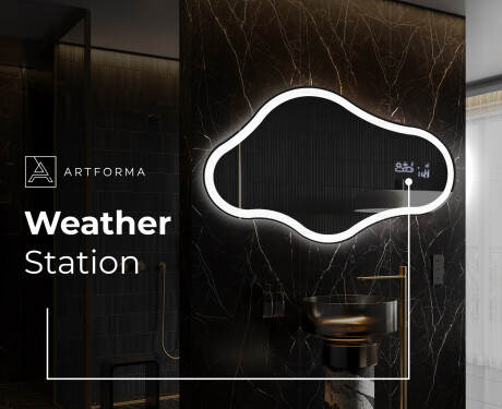 Irregular Mirror LED Lighted decorative design C222 #6