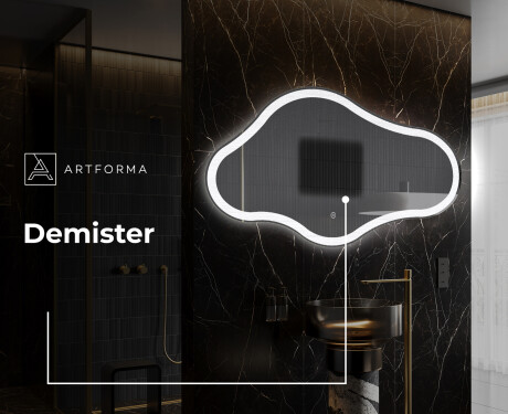 Irregular Mirror LED Lighted decorative design C222 #8