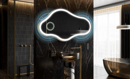 Irregular Mirror LED Lighted decorative design C222