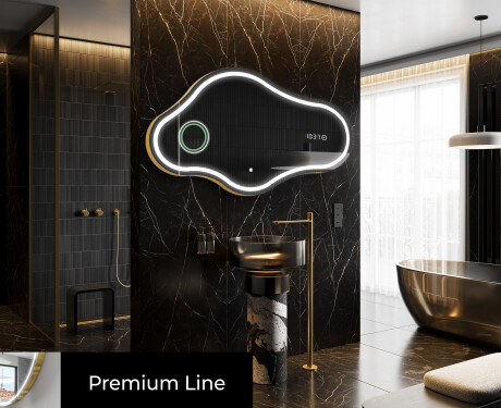 Irregular Mirror LED Lighted decorative design C223