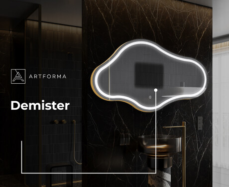 Irregular Mirror LED Lighted decorative design C223 #9