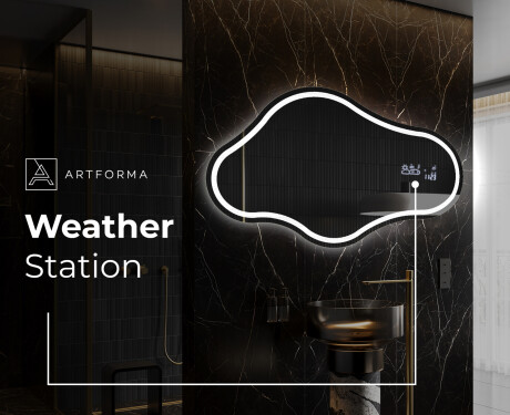 Irregular Mirror LED Lighted decorative design C223 #6