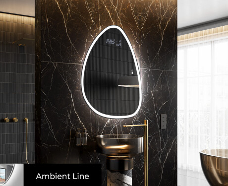 Irregular Mirror LED Lighted decorative design B222