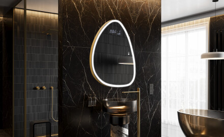 Irregular Mirror LED Lighted decorative design B222