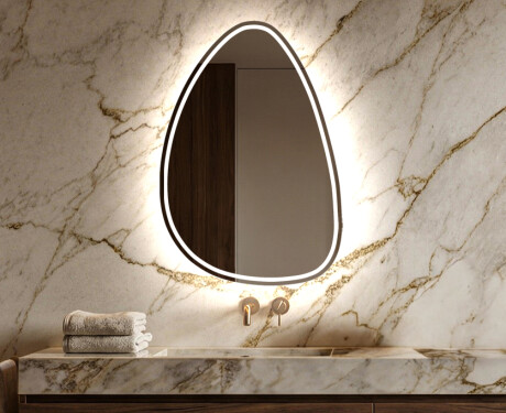 Irregular Mirror LED Lighted decorative design B223