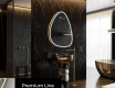 Irregular Mirror LED Lighted decorative design B223