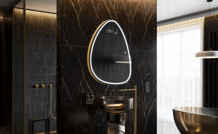 Irregular Mirror LED Lighted decorative design B223