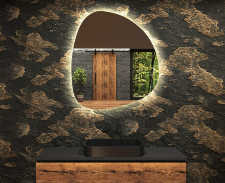 Irregular Mirror LED Lighted decorative design EG221