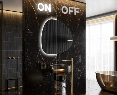 Irregular Mirror LED Lighted decorative design EG221 #3