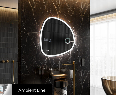 Irregular Mirror LED Lighted decorative design EG222