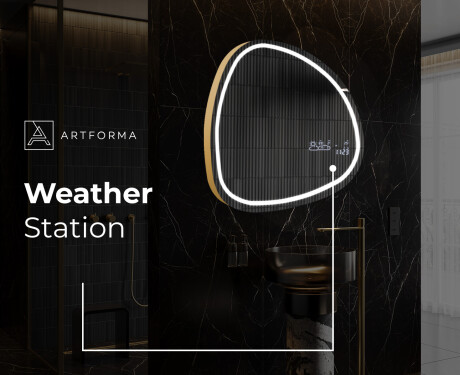 Irregular Mirror LED Lighted decorative design EG223 #7