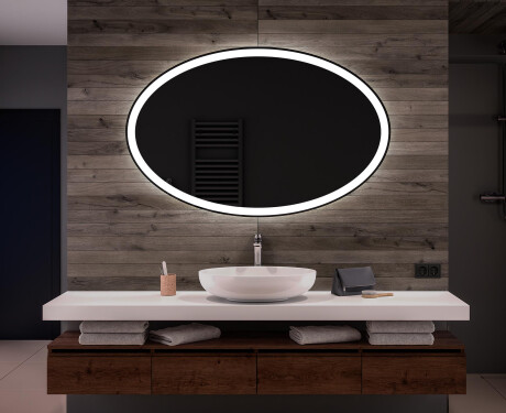 Backlit LED Bathroom Mirror L74 #2