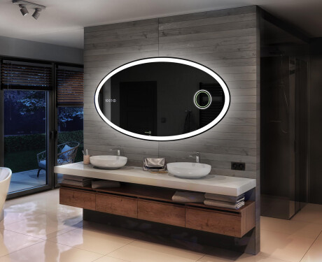 Backlit LED Bathroom Mirror L74 #3