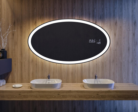 Backlit LED Bathroom Mirror L74 #4