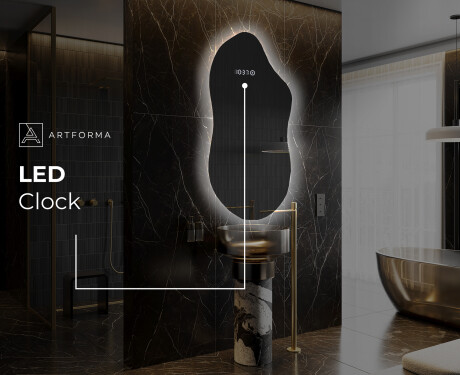 Irregular Mirror LED Lighted decorative design F221 #7