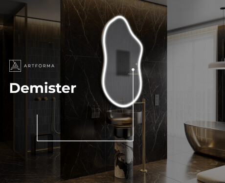 Irregular Mirror LED Lighted decorative design F222 #9