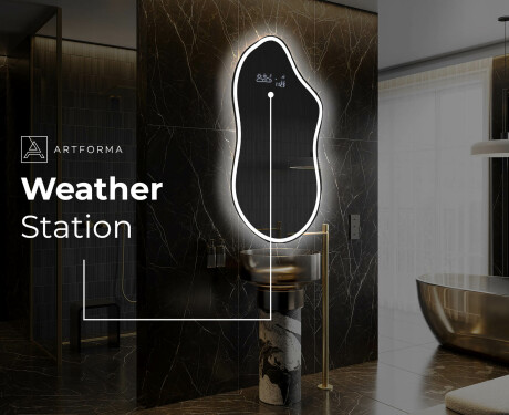 Irregular Mirror LED Lighted decorative design F222 #6