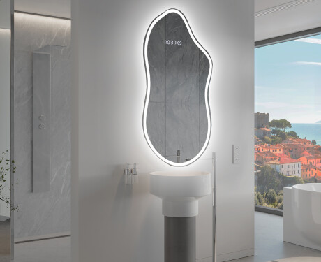 Irregular Mirror LED Lighted decorative design F222 #9