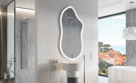 Irregular Mirror LED Lighted decorative design F222