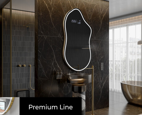 Irregular Mirror LED Lighted decorative design F223