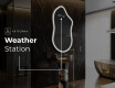 Irregular Mirror LED Lighted decorative design F223 #7