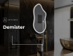 Irregular Mirror LED Lighted decorative design F223 #9