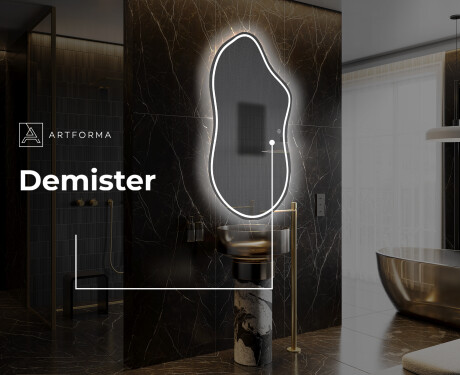 Irregular Mirror LED Lighted decorative design F223 #8