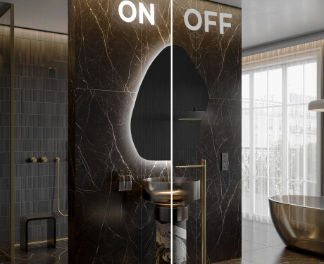 Irregular Mirror LED Lighted decorative design G221 #3