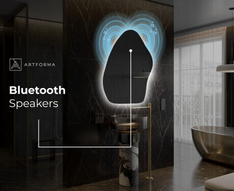 Irregular Mirror LED Lighted decorative design G221 #5