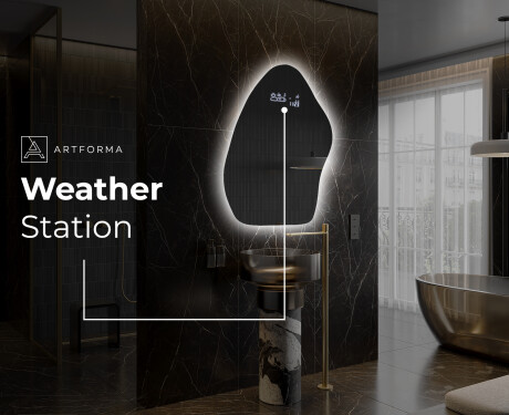 Irregular Mirror LED Lighted decorative design G221 #6