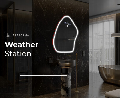 Irregular Mirror LED Lighted decorative design G223 #7