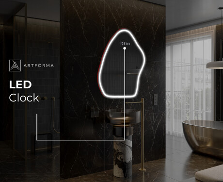 Irregular Mirror LED Lighted decorative design G223 #8