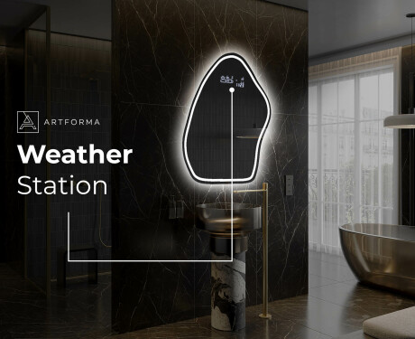 Irregular Mirror LED Lighted decorative design G223 #6